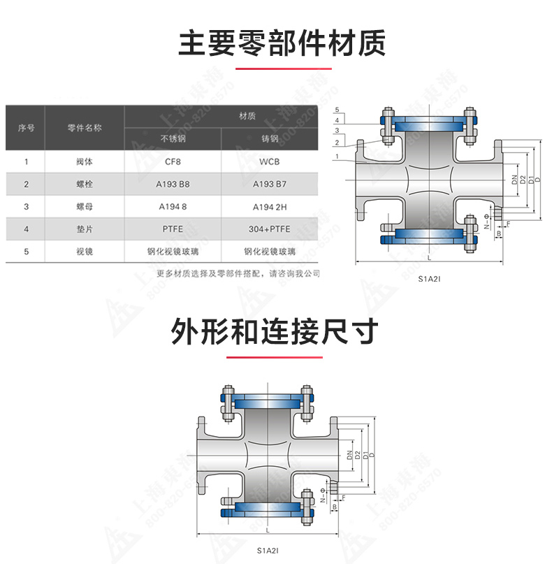 法兰管道视镜_MILAN米兰体育（中国）官方网站结构图.jpg